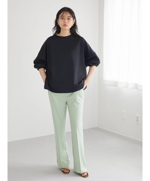 AMERICAN HOLIC（アメリカンホリック）の「ロゴコクーンポンチプルオーバー（Tシャツ/カットソー・レディース・ブラック/オフホワイト・M/L）」の10枚目の写真