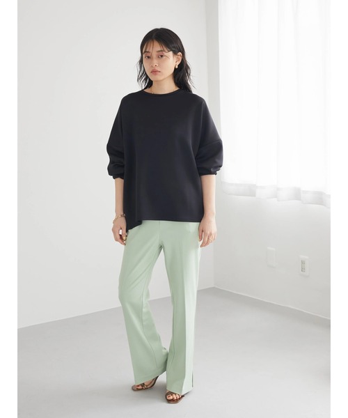 AMERICAN HOLIC（アメリカンホリック）の「ロゴコクーンポンチプルオーバー（Tシャツ/カットソー・レディース・ブラック/オフホワイト・M/L）」の11枚目の写真