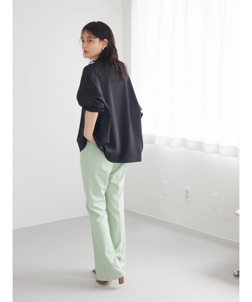 AMERICAN HOLIC（アメリカンホリック）の「ロゴコクーンポンチプルオーバー（Tシャツ/カットソー・レディース・ブラック/オフホワイト・M/L）」の13枚目の写真