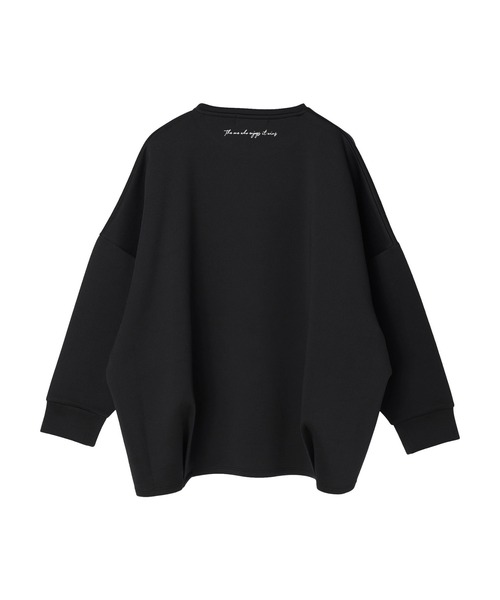 AMERICAN HOLIC（アメリカンホリック）の「ロゴコクーンポンチプルオーバー（Tシャツ/カットソー・レディース・ブラック/オフホワイト・M/L）」の15枚目の写真