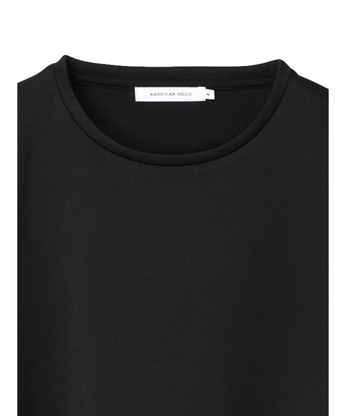 AMERICAN HOLIC（アメリカンホリック）の「ロゴコクーンポンチプルオーバー（Tシャツ/カットソー・レディース・ブラック/オフホワイト・M/L）」の16枚目の写真