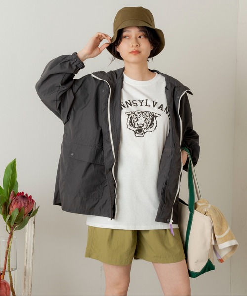 ANGIE（アンジー）の「ナイロンマウンテンパーカー（マウンテンパーカー・レディース・ホワイト/ベージュ/スミクロ・FREE）」の19枚目の写真