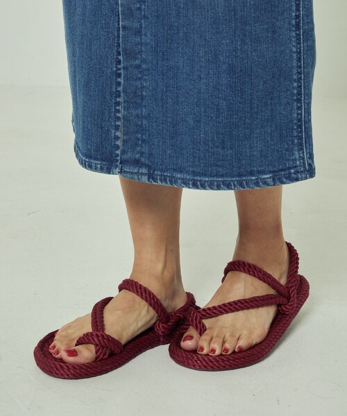 FREAK'S STORE（フリークスストア）の「BOHONOMAD/ボホノマド HAWAII/ハワイ（サンダル・レディース・パープル/ブラック/オリーブ/ベージュ/ワインレッド/グレー・37/36）」の6枚目の写真