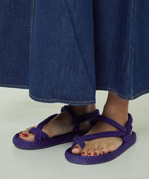 FREAK'S STORE（フリークスストア）の「BOHONOMAD/ボホノマド HAWAII/ハワイ（サンダル・レディース・パープル/ブラック/オリーブ/ベージュ/ワインレッド/グレー・37/36）」の20枚目の写真