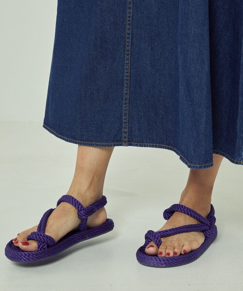 FREAK'S STORE（フリークスストア）の「BOHONOMAD/ボホノマド HAWAII/ハワイ（サンダル・レディース・パープル/ブラック/オリーブ/ベージュ/ワインレッド/グレー・37/36）」の16枚目の写真