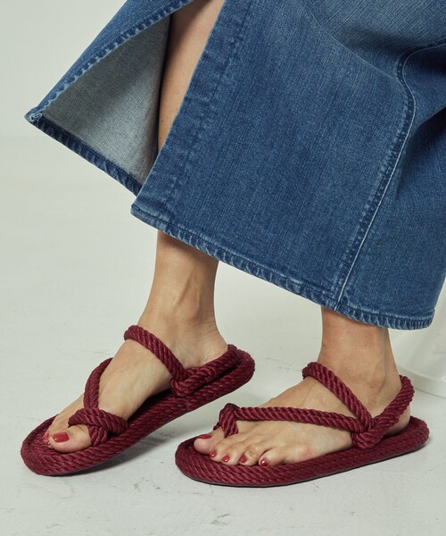 FREAK'S STORE（フリークスストア）の「BOHONOMAD/ボホノマド HAWAII/ハワイ（サンダル・レディース・パープル/ブラック/オリーブ/ベージュ/ワインレッド/グレー・37/36）」の21枚目の写真