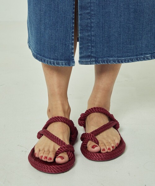 FREAK'S STORE（フリークスストア）の「BOHONOMAD/ボホノマド HAWAII/ハワイ（サンダル・レディース・パープル/ブラック/オリーブ/ベージュ/ワインレッド/グレー・37/36）」の17枚目の写真