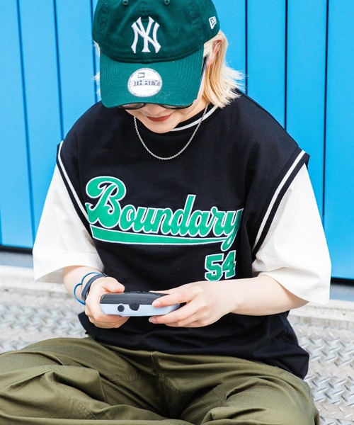 WEGO（ウィゴー）の「WEGO/ベストドッキングBIGT（ベスト・レディース・イエロー/ブラック/ブルー/ダークグリーン/オートミール/その他1/その他3/その他2・FREE）」の2枚目の写真