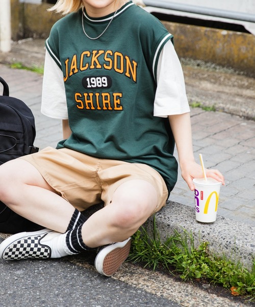 WEGO（ウィゴー）の「WEGO/ベストドッキングBIGT（ベスト・レディース・イエロー/ブラック/ブルー/ダークグリーン/オートミール/その他1/その他3/その他2・FREE）」の4枚目の写真