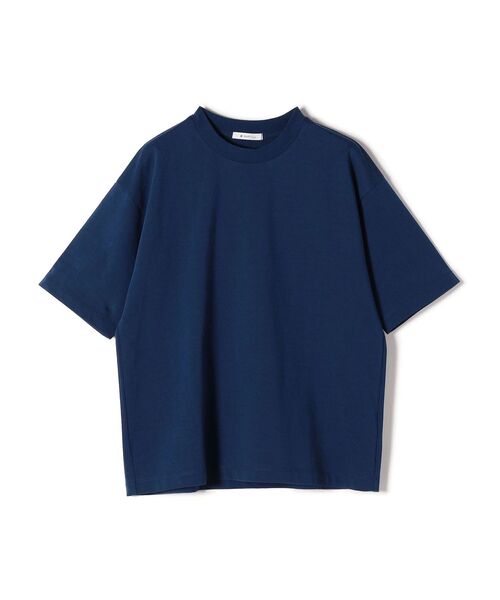 SHIPS Days(シップスデイズ)の「SHIPS Days:ミニ裏毛クルーネックTシャツ◇(Tシャツ/カットソー・レディース・オフホワイト/ネイビー/ブラウン・ONE SIZE)」の8枚目の写真