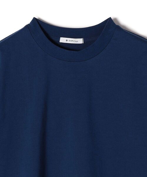 SHIPS Days(シップスデイズ)の「SHIPS Days:ミニ裏毛クルーネックTシャツ◇(Tシャツ/カットソー・レディース・オフホワイト/ネイビー/ブラウン・ONE SIZE)」の9枚目の写真