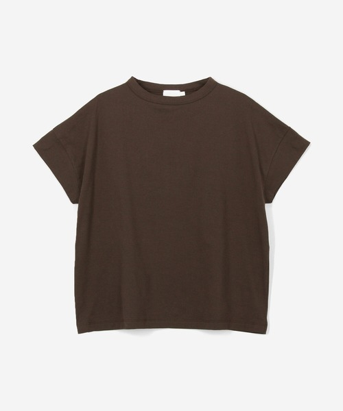 handvaerk（ハンドバーク）の「handvaerk | 60/2 ボトルネックTシャツ WOMEN（Tシャツ/カットソー・レディース・ホワイト/ライトグレー/ブラック/ダークブラウン/ネイビー/グレー/ダークグレー・SMALL）」の6枚目の写真