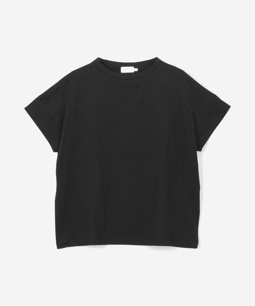 handvaerk（ハンドバーク）の「handvaerk | 60/2 ボトルネックTシャツ WOMEN（Tシャツ/カットソー・レディース・ホワイト/ライトグレー/ブラック/ダークブラウン/ネイビー/グレー/ダークグレー・SMALL）」の21枚目の写真