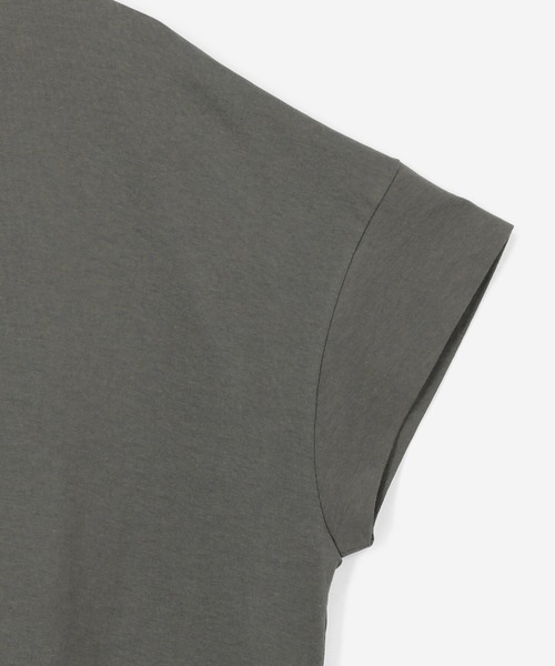 handvaerk（ハンドバーク）の「handvaerk | 60/2 ボトルネックTシャツ WOMEN（Tシャツ/カットソー・レディース・ホワイト/ライトグレー/ブラック/ダークブラウン/ネイビー/グレー/ダークグレー・SMALL）」の18枚目の写真