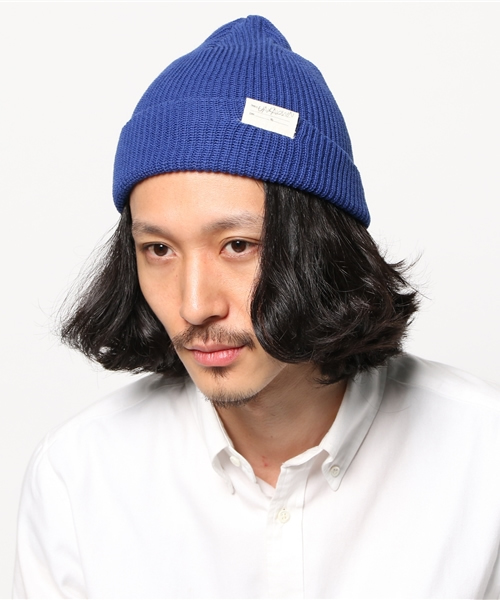 WEGO（ウィゴー）の「WEGO/コットンニットキャップ（ニットキャップ/ビーニー・メンズ・ホワイト/ブラック/杢グレー/ブルー/レッド/ネイビー/ワイン/マスタード・FREE）」の9枚目の写真