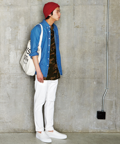 WEGO（ウィゴー）の「WEGO/コットンニットキャップ（ニットキャップ/ビーニー・メンズ・ホワイト/ブラック/杢グレー/ブルー/レッド/ネイビー/ワイン/マスタード・FREE）」の16枚目の写真