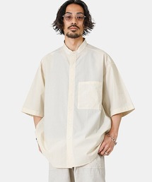PORT BY ARK | PORT BY ARK / ポートバイアーク：Band Collar SS Shirt：PO11-SH003[COR](シャツ/ブラウス)