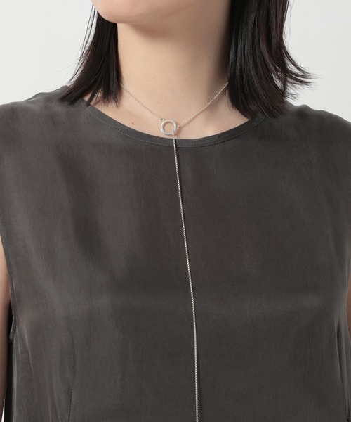 Chaos(カオス)の「Chaos(カオス)/バートフルフレアワンピース(ワンピース・レディース・チャコールグレー/モカ・FREE)」の8枚目の写真