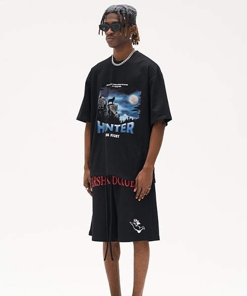 HARSH AND CRUEL(ハーシュアンドクルーエル)の「アニマルプリント Tシャツ HC22SS49【Harsh and Cruel】(Tシャツ/カットソー・メンズ・ブラック・M/L/XL)」の14枚目の写真