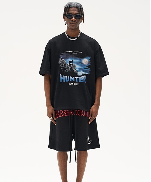 HARSH AND CRUEL(ハーシュアンドクルーエル)の「アニマルプリント Tシャツ HC22SS49【Harsh and Cruel】(Tシャツ/カットソー・メンズ・ブラック・M/L/XL)」の16枚目の写真