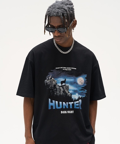 HARSH AND CRUEL(ハーシュアンドクルーエル)の「アニマルプリント Tシャツ HC22SS49【Harsh and Cruel】(Tシャツ/カットソー・メンズ・ブラック・M/L/XL)」の7枚目の写真