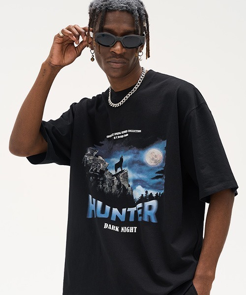 HARSH AND CRUEL(ハーシュアンドクルーエル)の「アニマルプリント Tシャツ HC22SS49【Harsh and Cruel】(Tシャツ/カットソー・メンズ・ブラック・M/L/XL)」の11枚目の写真