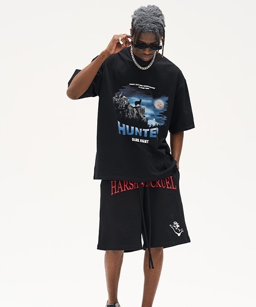 HARSH AND CRUEL(ハーシュアンドクルーエル)の「アニマルプリント Tシャツ HC22SS49【Harsh and Cruel】(Tシャツ/カットソー・メンズ・ブラック・M/L/XL)」の15枚目の写真