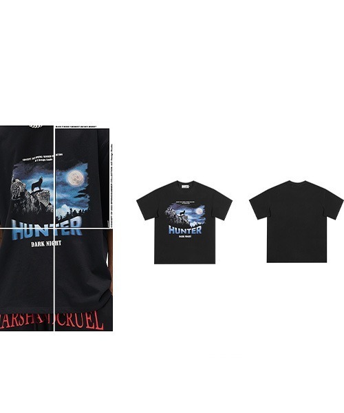 HARSH AND CRUEL(ハーシュアンドクルーエル)の「アニマルプリント Tシャツ HC22SS49【Harsh and Cruel】(Tシャツ/カットソー・メンズ・ブラック・M/L/XL)」の18枚目の写真