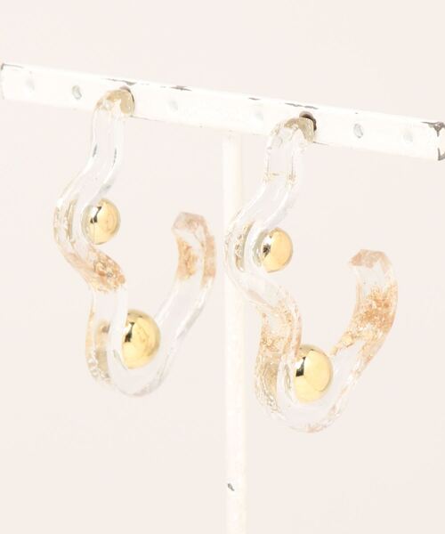 tone(トーン)の「【marihori】ジェルネイル 変形くねくねピアス(MA)(ピアス(両耳用)・レディース・ベージュ系その他/グリーン系その他/ブルー系その他/オレンジ系その他/ゴールド系その他/ブルー系その他2/オレンジ系その他3/パープル/オレンジ/ワインレッド/オレンジ系その他2・FREE)」の16枚目の写真