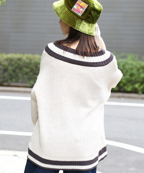 チチカカ(チチカカ)の「チルデンケーブルプルオーバー(ニット/セーター・レディース・オフホワイト/ベージュ/ブラック・FREE)」の5枚目の写真