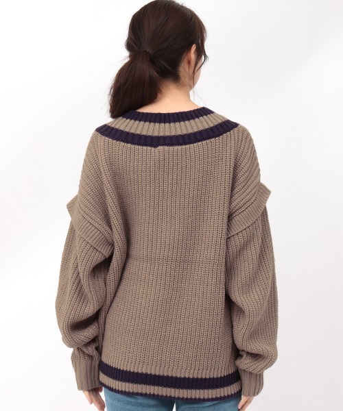 チチカカ(チチカカ)の「チルデンケーブルプルオーバー(ニット/セーター・レディース・オフホワイト/ベージュ/ブラック・FREE)」の12枚目の写真