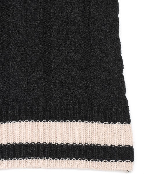 チチカカ(チチカカ)の「チルデンケーブルプルオーバー(ニット/セーター・レディース・オフホワイト/ベージュ/ブラック・FREE)」の17枚目の写真