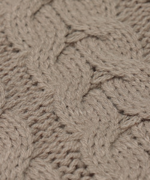 チチカカ(チチカカ)の「チルデンケーブルプルオーバー(ニット/セーター・レディース・オフホワイト/ベージュ/ブラック・FREE)」の19枚目の写真