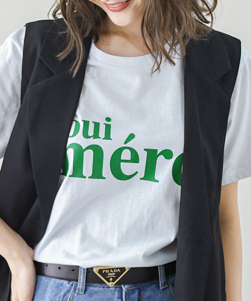 SUGAR BISKET(シュガービスケット)の「プリントロゴTシャツ(Tシャツ/カットソー・レディース・ホワイト×グリーン/ホワイト×レッド/ピンク系その他/ブラック×ホワイト/ホワイト×ブラック・M/L)」の19枚目の写真