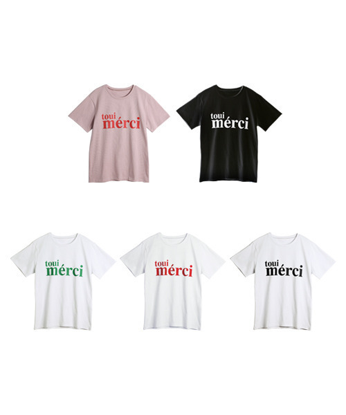 SUGAR BISKET(シュガービスケット)の「プリントロゴTシャツ(Tシャツ/カットソー・レディース・ホワイト×グリーン/ホワイト×レッド/ピンク系その他/ブラック×ホワイト/ホワイト×ブラック・M/L)」の15枚目の写真