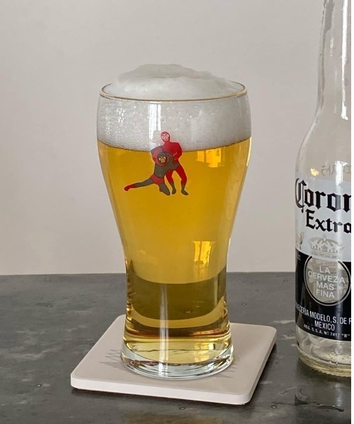 BIRTHDAY BAR(バースデイバー)の「ルチャ 吸水コースター(カトラリー・レディース・ホワイト・フリー)」の4枚目の写真