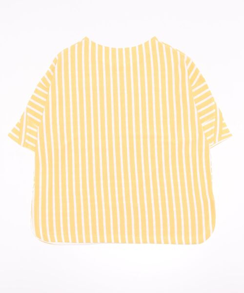 Bou Jeloud(ブージュルード)の「ボーダーコクーンスリーブトップス(Tシャツ/カットソー・レディース・ブラック/ピンク/イエロー・FREE)」の22枚目の写真