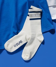 SILAS | EMBLEM SOCKS BLUE サイラスエンブレムソックスブルー(ソックス/靴下)