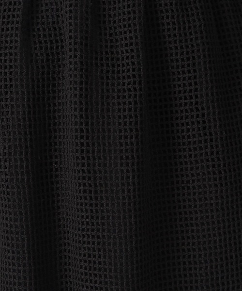 niko and...（ニコアンド）の「2WAYメッシュスカート（スカート・レディース・ブラック/カーキ/ナチュラル・MEDIUM/LARGE）」の7枚目の写真