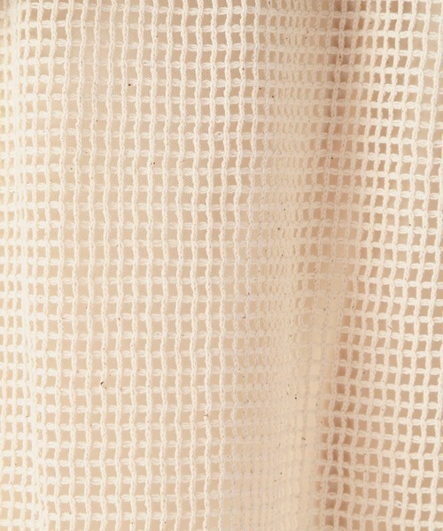 niko and...（ニコアンド）の「2WAYメッシュスカート（スカート・レディース・ブラック/カーキ/ナチュラル・MEDIUM/LARGE）」の5枚目の写真