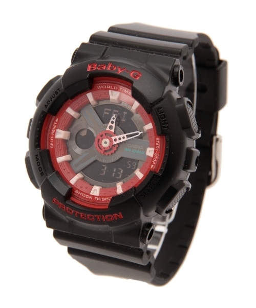 CASIO(カシオ)の「Baby-G / BA-110SN-1AJF(アナログ腕時計・レディース・ホワイト/ブラック/オレンジ・ONE SIZE)」の6枚目の写真