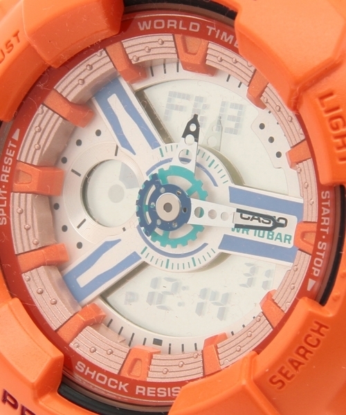 CASIO(カシオ)の「Baby-G / BA-110SN-1AJF(アナログ腕時計・レディース・ホワイト/ブラック/オレンジ・ONE SIZE)」の15枚目の写真