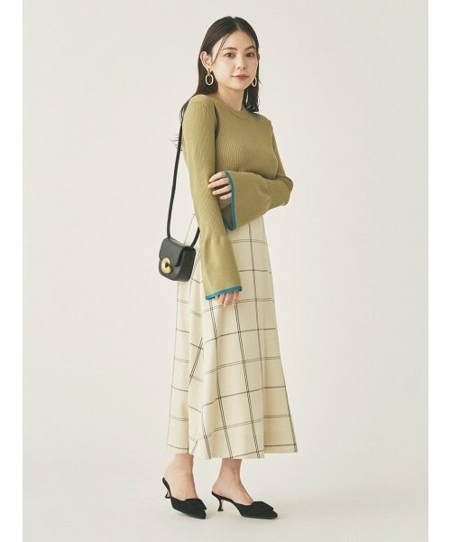 袖フレアリブニット ニット セーター Mila Owen ミラオーウェン のファッション通販 Zozotown