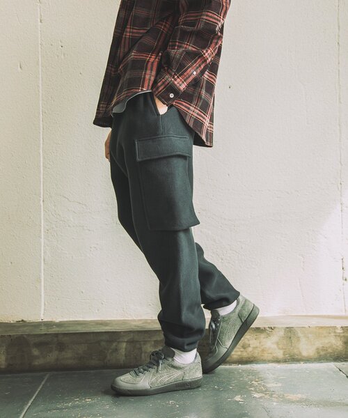 Champion(チャンピオン)の「【Champion × JS by SUPER MARKET】別注 スウェット カーゴパンツ(スウェットパンツ・メンズ・ブラック/ネイビー/グレー/カーキ・MEDIUM/LARGE)」の6枚目の写真
