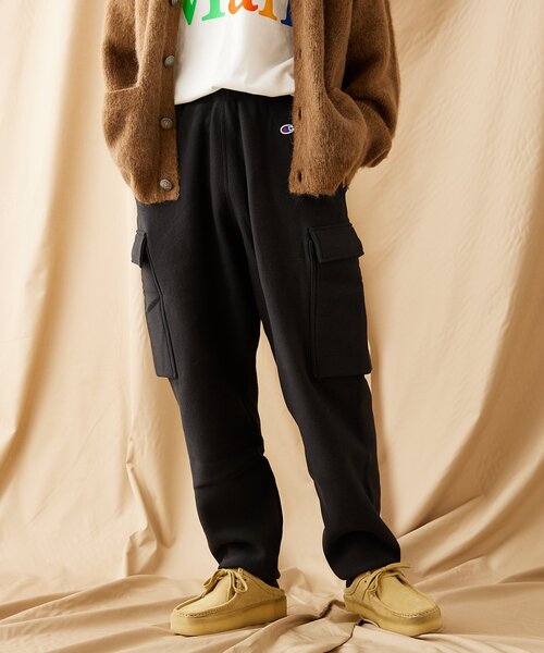 Champion(チャンピオン)の「【Champion × JS by SUPER MARKET】別注 スウェット カーゴパンツ(スウェットパンツ・メンズ・ブラック/ネイビー/グレー/カーキ・MEDIUM/LARGE)」の22枚目の写真