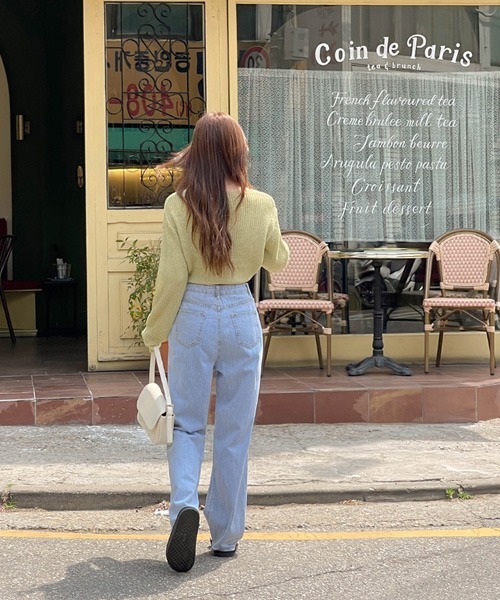 SONA（ソナ）の「SONYUNARA ベーシックVネッククロップニット（ニット/セーター・レディース・イエロー/グリーン・FREE）」の20枚目の写真