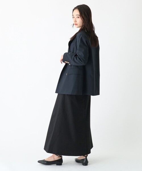 OPAQUE.CLIP（オペークドットクリップ）の「◆オーガニックコットンチノ 401B フレアスカート【WEB限定サイズ】（スカート・レディース・パープル系/ブラック/サンドベージュ・40/42/34/38/36）」の20枚目の写真