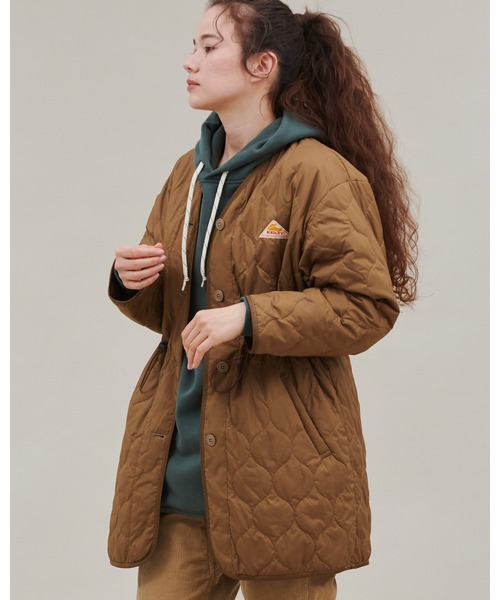 KELTY(ケルティ)の「KELTY/ケルティ カテドラルキルトコート(その他アウター・レディース・ブラック/ベージュ/ブラウン・M/L/S)」の6枚目の写真