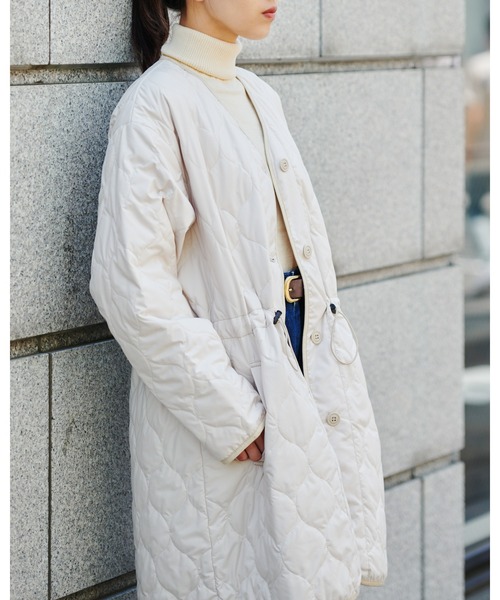 KELTY(ケルティ)の「KELTY/ケルティ カテドラルキルトコート(その他アウター・レディース・ブラック/ベージュ/ブラウン・M/L/S)」の14枚目の写真