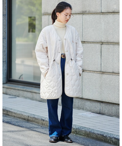KELTY(ケルティ)の「KELTY/ケルティ カテドラルキルトコート(その他アウター・レディース・ブラック/ベージュ/ブラウン・M/L/S)」の18枚目の写真